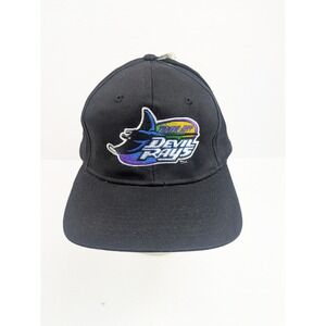 Tampa Bay Devil Rays Adjustable Black 90s Logo MLB Snapback Hat – New with Tags‎